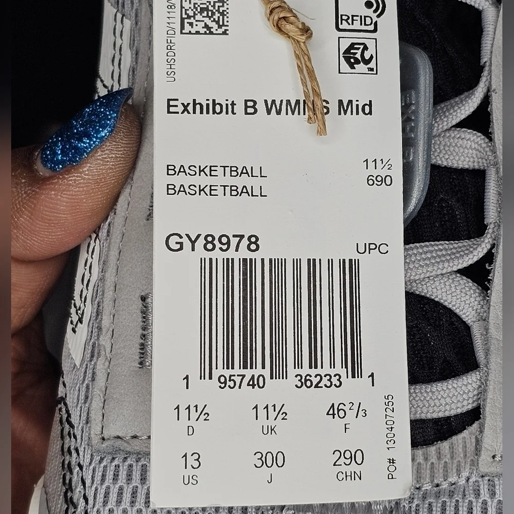ADIDAS EXHIBIT B WMNS MID Size 13 GREY ✨️NWT ✨️